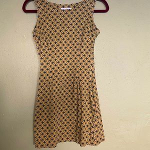 Vintage Gold Mini Dress